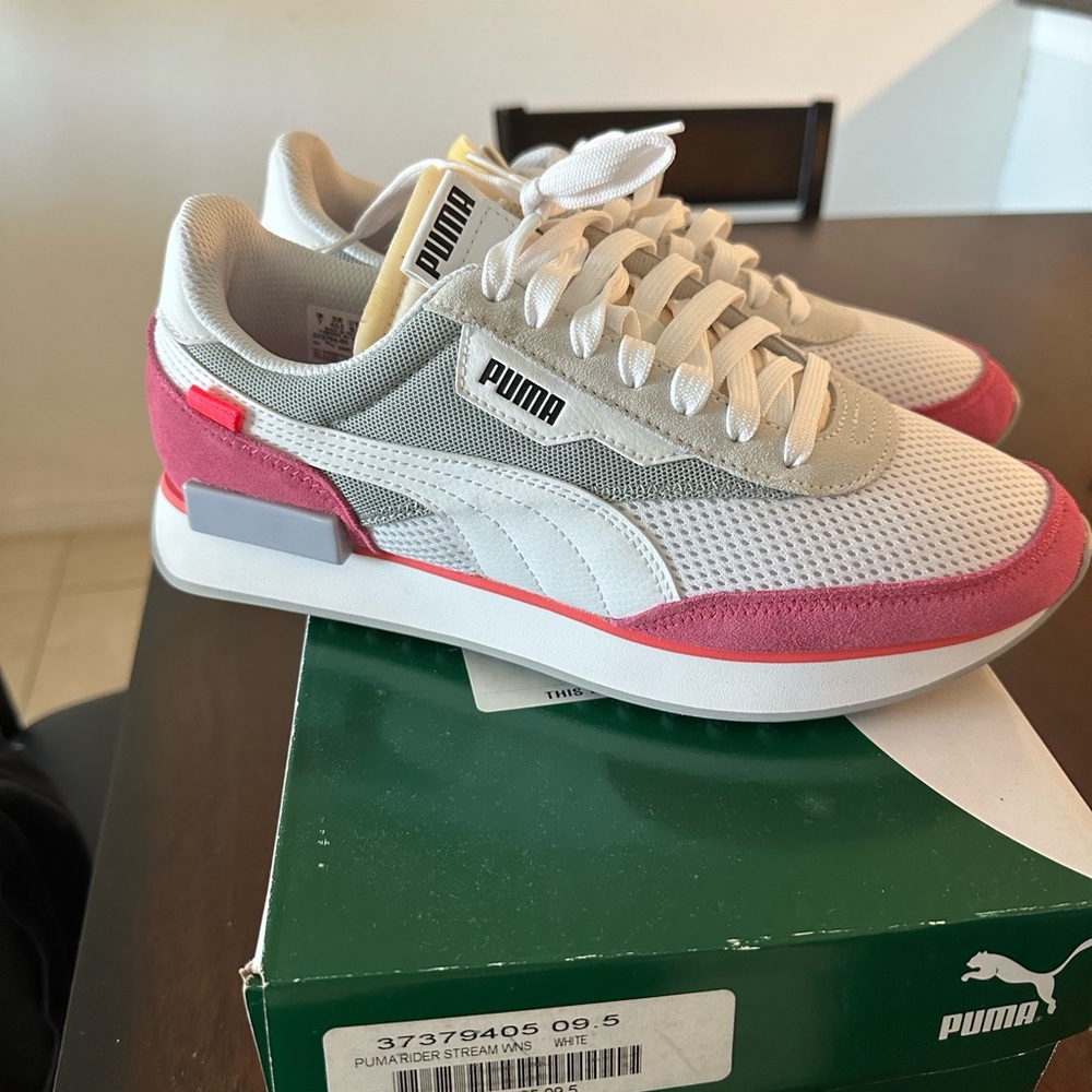 Future Puma Rider puma-white and bubblegum